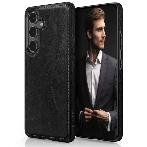 Funda LOHASIC de piel sintética para Samsung Galaxy A54 5G (2023), color negro