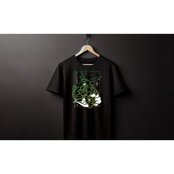 Rayquaza Black Tee Perfect for a Present, Gift, Holiday, Birthday!