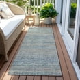 thumbnail image 5 of Addison Rugs Chantille Indoor/Outdoor Transitional Stripes Blue Washable Runner Rug, 2'3" x 7'6", 5 of 5