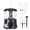 Black, variant on Kisdream Portable Cordless Water Flosser - Electric Oral Irrigator for Braces Care, 10 Pressure Modes & 8 Tips, 600ml Tank, Classic Nozzles for Adults/Kids Travel