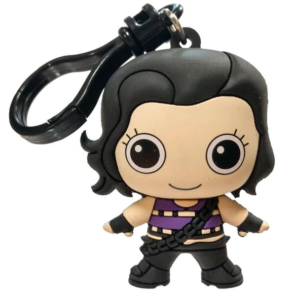 Monogram DC 3D Figural Bag Clip Birds of Prey Huntress (Lock and Load) Keychain (No Packaging)