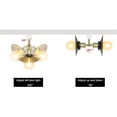 thumbnail image 3 of FSLiving Adjustable Angle H-Type Track Pendant Light with E26 Gold Base&Vintage Black Metal Shade Lighting for Kitchen Sink Loft Counter,Customizable (Bulb & Ceiling Track Sold Separately) - 1 Light, 3 of 7