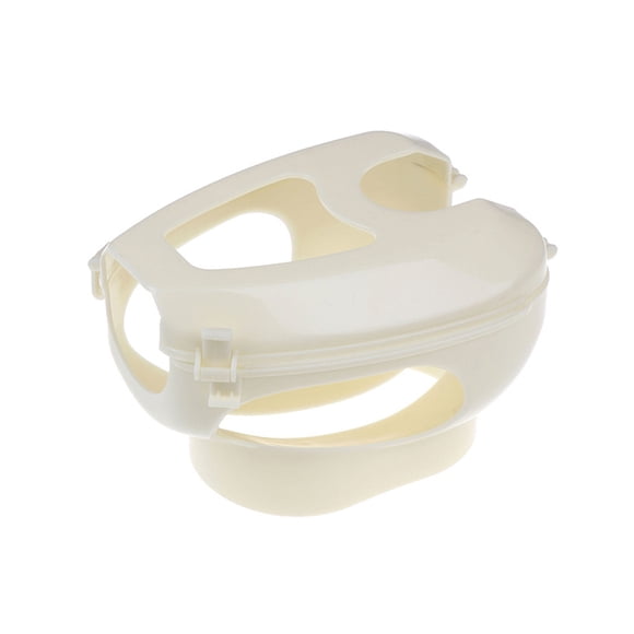 Engrosada portador de Soporte Soporte creativo montaje fijo rack alimentador de aves de la paloma (blanco)