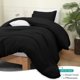thumbnail image 3 of Juego de fundas de edredón Utopia Bedding, 2 piezas, 1 o 2 camas, XL, color negro, 3 of 8