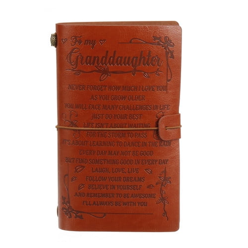 Leather Journal Notebook Diary Writing Journal Personal Diary My Dear Granddaughter Love