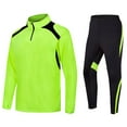 thumbnail image 1 of Combinaison d'Entraînement de Soccer à Demi-Glissière Automne et Hiver Veste de Sport pour Adulte, 1 of 1