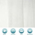 thumbnail image 2 of Cortina de encaje para puerta, 60 cm x 180 cm, cortinas de gasa semitransparentes, cortina bordada para decoración del hogar, habitación de estrellas, dormitorio, blanco Lefou, 2 of 5