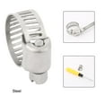 thumbnail image 4 of Unique Bargains 3/8-5/8 inch Dia 10Pcs Steel Adjustable Worm Drive Gear Clip Clamping Hose Clamp, 4 of 4