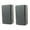 Black, variant on 2 Pack Sealed Double Humbucker Pickup Cover for Electric Guitars Black