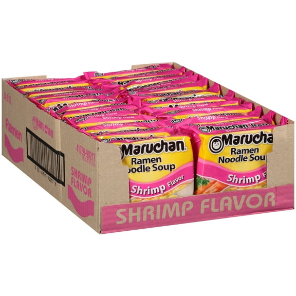 Maruchan Ramen, Shrimp Flavor, 3 oz, 24 Ct