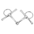 thumbnail image 3 of Cheval Snaffle Mâcher Acier Inoxydable Formation Bit Pleine Joue Cheval Snaffle Cheval Bouche Bit Jardin Fermier Cheval Mâcher Bouche Rouleau 125mm, 3 of 8
