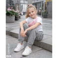 thumbnail image 4 of Sweet Hearts Girls' Sweatpants - Super Soft Athletic Performance Joggers: (3 Pack), 4 of 7