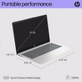 thumbnail image 3 of HP 14 inch Laptop, FHD Display, 13th Generation Intel Core i7-1355U, 16 GB RAM, 512 GB SSD, Intel Iris Xe Graphics, Windows 11 Home, 14-ep0199nr (2024), 3 of 3