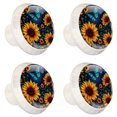 thumbnail image 2 of HemaKayy 4 Pack 1.37" Decorative Cabinet Knobs - Premium ABS Cabochon Glass Drawer Closet Pulls | Durable & Stylish Home Kitchen Furniture Decor | Butterfly, 2 of 8