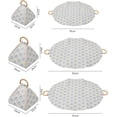 thumbnail image 3 of Foldable Waterproof Picnic Blanket with Carry Handle, Thick Padded Outdoor Mat, Portable Outdoor Blankets Tote Bag with Zipper for Park, Beach, Camping and Travel (Medium), 3 of 7