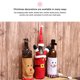thumbnail image 5 of Cateissary Funda para botella de vino, ropa de Navidad, patrón de dibujos animados, champán, cerveza, bolsa protectora de encaje, funda para botella de Kits de decoración para fiestas Alce Cateissary HA070040-03B, 5 of 6