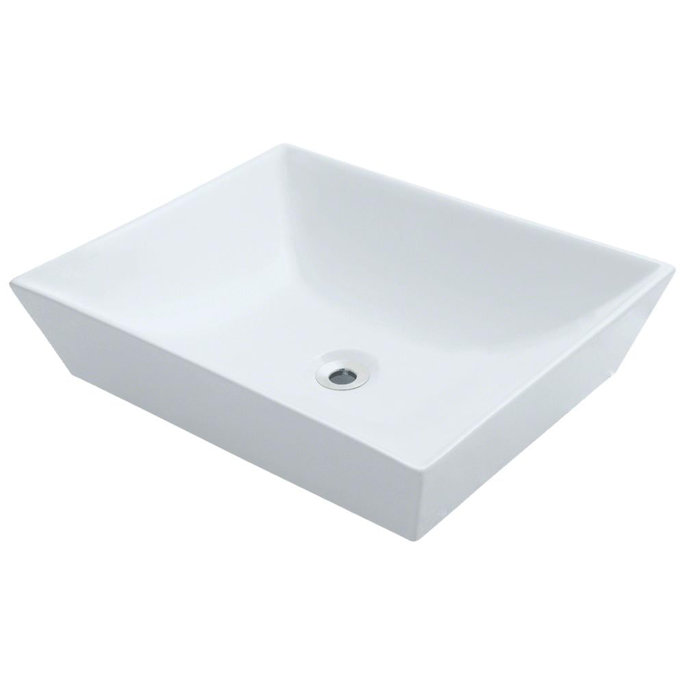 Mr Direct V370 Bisque Porcelain Vessel Bathroom Sink
