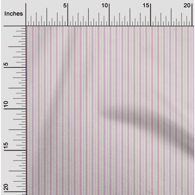 oneOone Viscose Jersey Fabric Multicolor Stripe Print Fabric By The Yard 60 Inch Wide