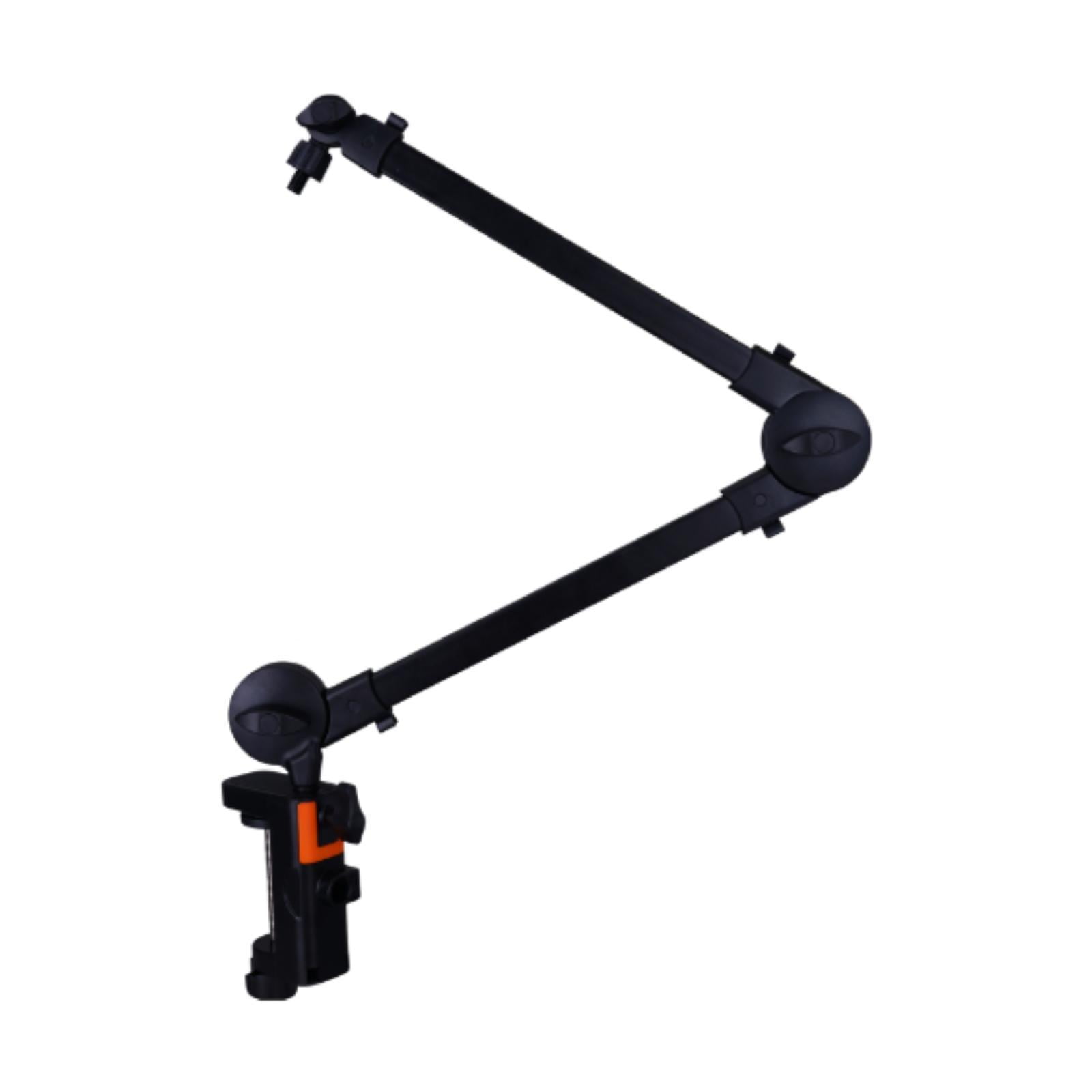 MERIGLARE Microphone Arm Mic Holder Easily Install Professional Heavy Duty Adjustable for Studio Video Gaming Podcasting Accessory without clip