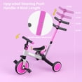 thumbnail image 6 of KORIMEFA 5 in 1 Kids Tricycle for 1-4 year olds, Toddler Bike Kids Trike for Balance Training, Baby Bike with Push Handle for Boy Girl, 6 of 15