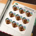 thumbnail image 3 of Wizard of Oz Lion Character Heart Shaped Planner Calendar Scrapbook Craft Stickers, 3 of 6