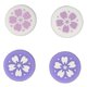 thumbnail image 1 of 4Pcs Thumb Grip Caps for Switch Soft Silicone Prevent Slip Replacement Joystick Caps Thumb Stick Caps for Switch Lite Purple, 1 of 5