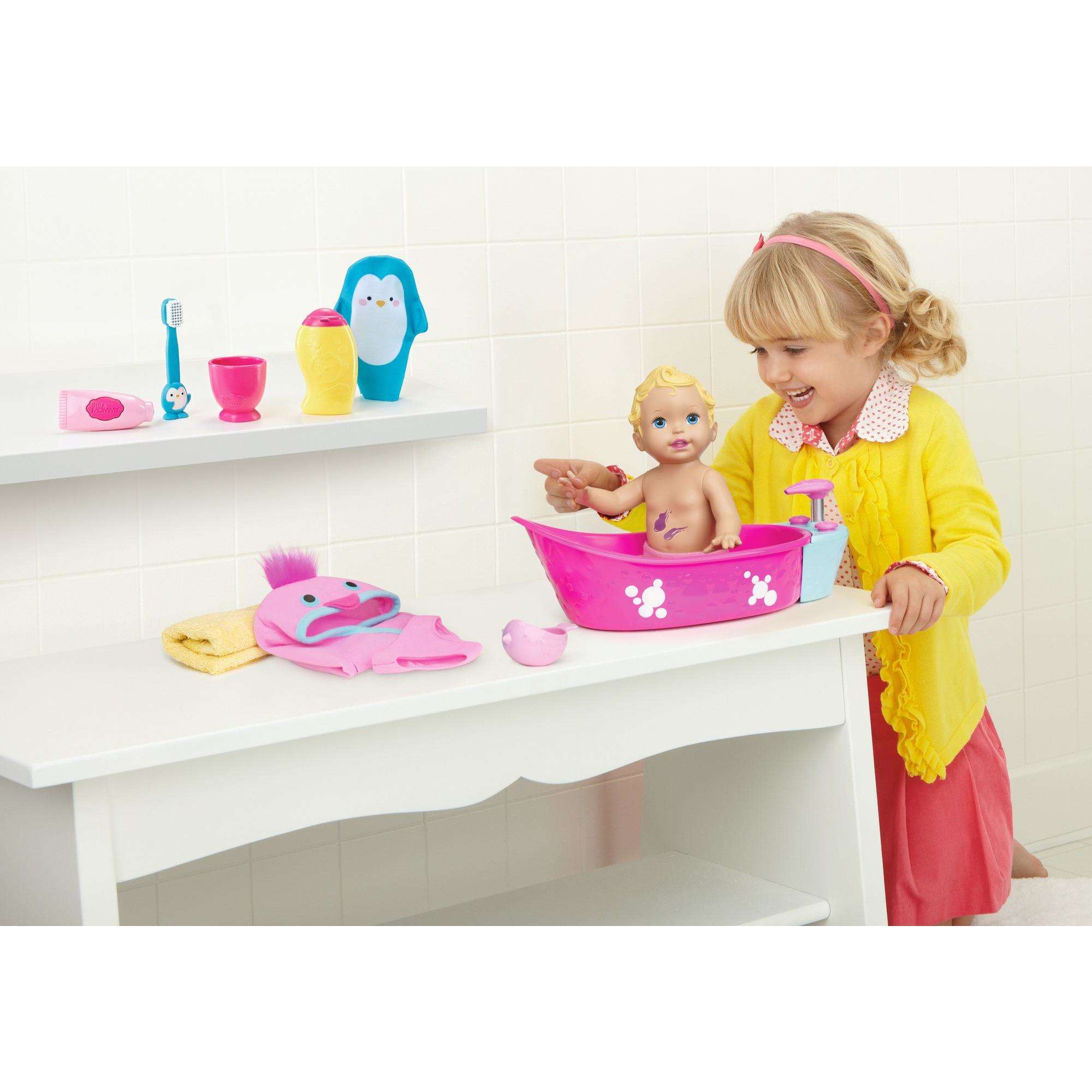 Little Mommy Bubbly Bathtime Deluxe Baby Doll Playset - image 2 of 8