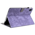thumbnail image 3 of Dteck Case for iPad Air 13 inch 2024 or iPad Pro 12.9 6th/5th/4th/3rd Generation 2022/2021/2020/2018, Embossed PU Leather Folio Auto Sleep/Wake Cover, Multi-Angle Viewing Stand,Purple, 3 of 7