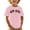 Pink, variant on Boys And Girls Printed Top Children Casual Sports Comfortable Loose Cute Short Sleeved T Shirt Kids Loose Fit Basic Tees