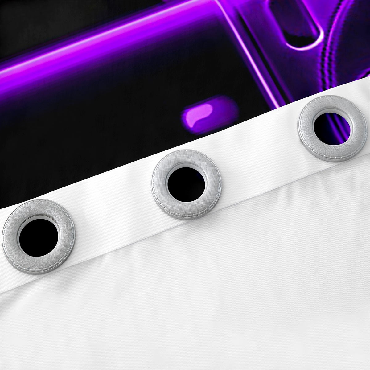Erosebridal Purple Gamepad Curtains for Living Room, Game Player 30%-50% Blackout Curtains Set of 2 (42x63), Modern Gaming Curtains and Drapes (42x63), Window Curtains Bedroom Decoration