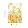 thumbnail image 3 of Bandera del jardín de Acción de Gracias con diseño de girasol y calabaza - Decoración navideña exterior para porche, jardín o patio, 3 of 6