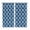 Blue, variant on Green Morocco Kitchen Curtains Short 54 Inch Length, Boho Farmhouse Abstract Geometric Simple Grommet Top Bedroom Living Room Curtains, Light Filtering Cafe Curtain Drapes 2 Panels Set 84''x54''