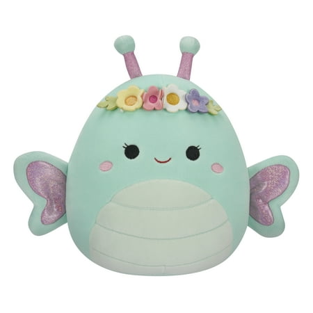 Squishmallows 5” Reina The Green Butterfly - Ultra Soft Plush Toy, Easter Basket Gift