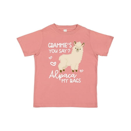 

Inktastic Grammie s You Say Alpaca My Bags Gift Toddler Boy or Toddler Girl T-Shirt