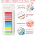 thumbnail image 3 of Pestañas De índice Adhesivas, Multifuncional Handy Post it, Juego de Transparent Sticky Notes para Anotar Libros y Mantener la Escritura Ordenada, 3 of 4