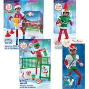 The Elf on The Shelf Sporting Set: Polar Props™ North Pole Pitch Kit, Pickleball Play Pack, Claus Couture Collection® Touchdown Tidings Set, & Karate Kicks Set