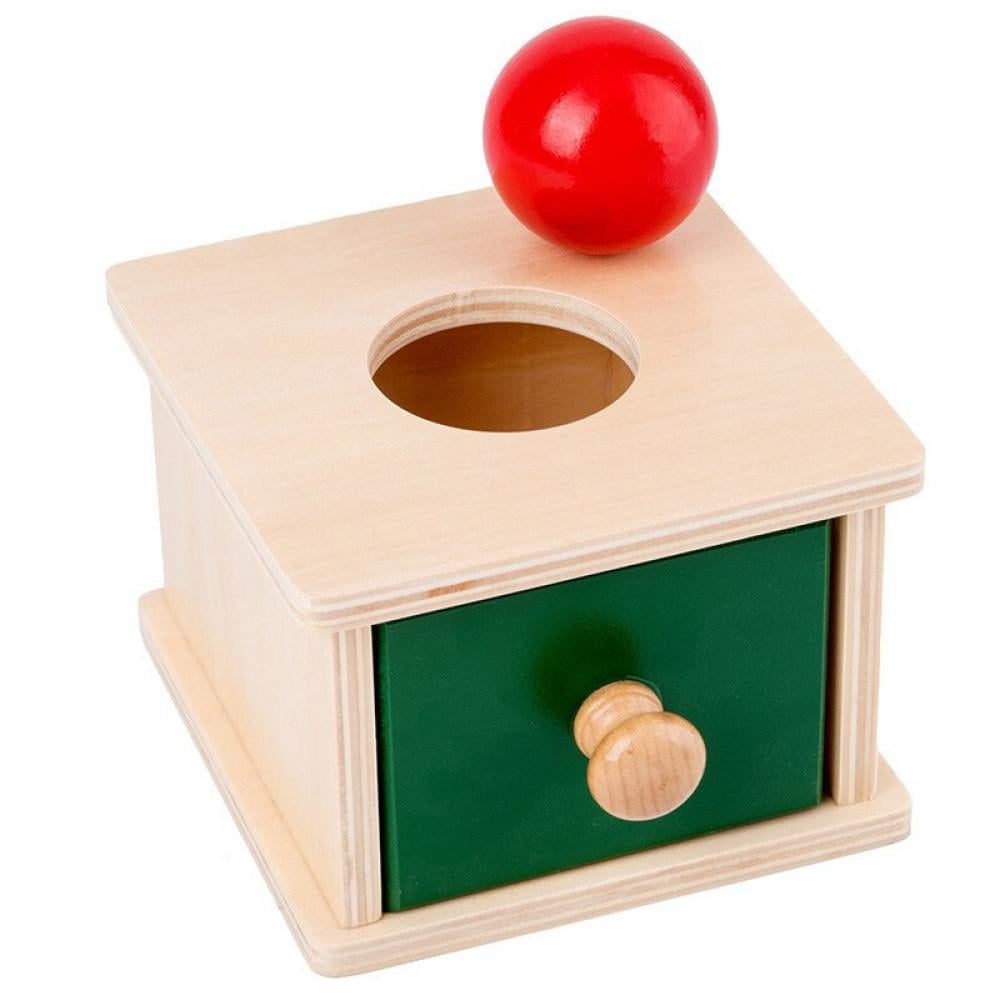Object Permanence Box Montessori Family Educational Training Material DIY 