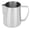 Stainless Steel, variant on Riousery Coffee Milk Frothing Cup Stainless Steel Jug Steaming Pitcher 700ml Coffee Latte Art for Coffee Drinks Stainless Steel (4.72 inches / 12 cm)