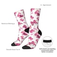 thumbnail image 4 of KLL Girl Butterfly Print Cool Socks Men's Women's Crew Socks Funny Crazy Novelty Stockings, 4 of 6