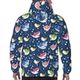 thumbnail image 5 of Hoodies for Men - Colorful cartoon shark Long Sleeve Comfrt Men'S Fashion Hoodies & Sweatshirts, Sweatshirts for Men Hoodies Pullover Clothing Clothes with Pouch, 5 of 7