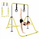 thumbnail image 2 of Barra de gimnasia horizontal multifuncional ajustable de altura para niños con anillos de oso, 2 of 5
