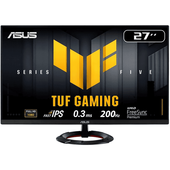 ASUS VG279Q5R Gaming Monitor, 27-Inch IPS Display, 165Hz Refresh Rate, Adaptive Sync, Black