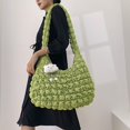 thumbnail image 4 of Bolso Mano Acolchado para Mujer Hombro Citas Niñas Gran Capacidad, 4 of 9