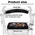 thumbnail image 6 of HELLHERO Horse Halloween Gifts Rollator Seat Covers Rollator Walker Seat Covers Soft Waterproof and Cover Only for Seniors Men Women, 6 of 7