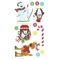 thumbnail image 2 of Santa & Friends Applique Wall Decal Stickers with Penguins, Reindeer, and Snowmen, 2 of 2