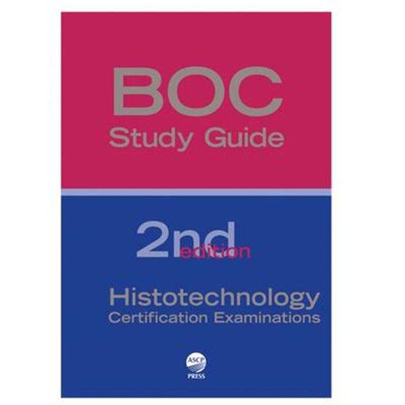 Pre-Owned BOC Study Guide: Histotechnology Certification Examinations (Paperback) by Frieda L. Carson, Glenda F. Hood