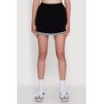 thumbnail image 3 of Womens Daisy High Waisted Varsity Stripe Pleated Skirt, 3 of 5