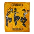 thumbnail image 1 of ASHLEIGH 58x80 inch Super Soft Throw Blanket Dance Dancing Figures Ethnic Music Tribal Shaman Folk History Musician Home Decorative Flannel Velvet Plush Blanket, 1 of 1