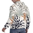 thumbnail image 4 of Bingfone Tropical Leaves Men'S Drawstring Hoodie Long Sleeve Pocket Sweatshirts-X-Large, 4 of 9