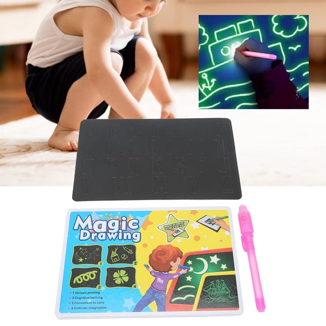 Tablero fluorescente Jadeshay pintura luminoso para niños